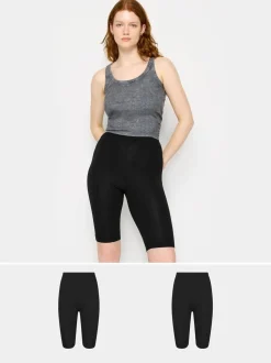 Lot 2 shorts cyclistes Long Tall Sally stretch