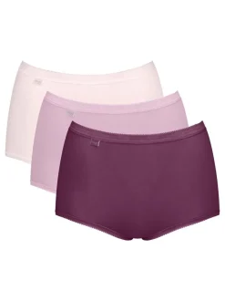Lot de 3 caleçons Sloggi Basic+ Maxi violets