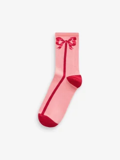 Lot de 4 chaussettes Cath Kidston en coton à nœud