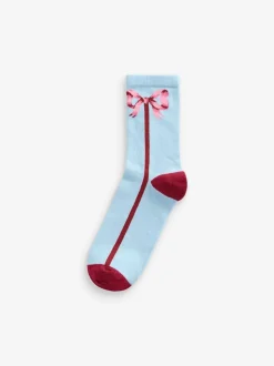 Lot de 4 chaussettes Cath Kidston en coton à nœud