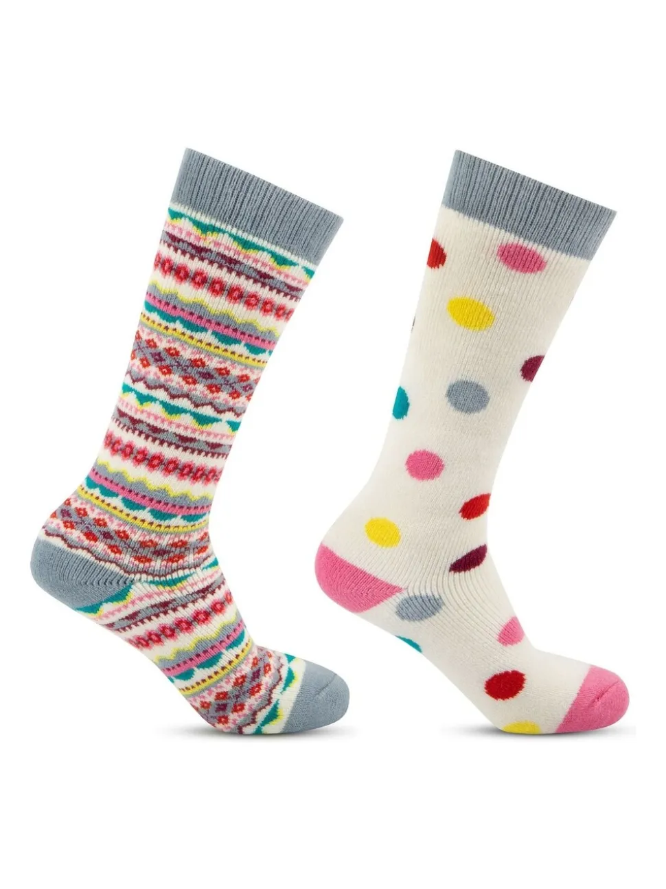 Lot de 2 chaussettes Totes Toasties Welly pour femme