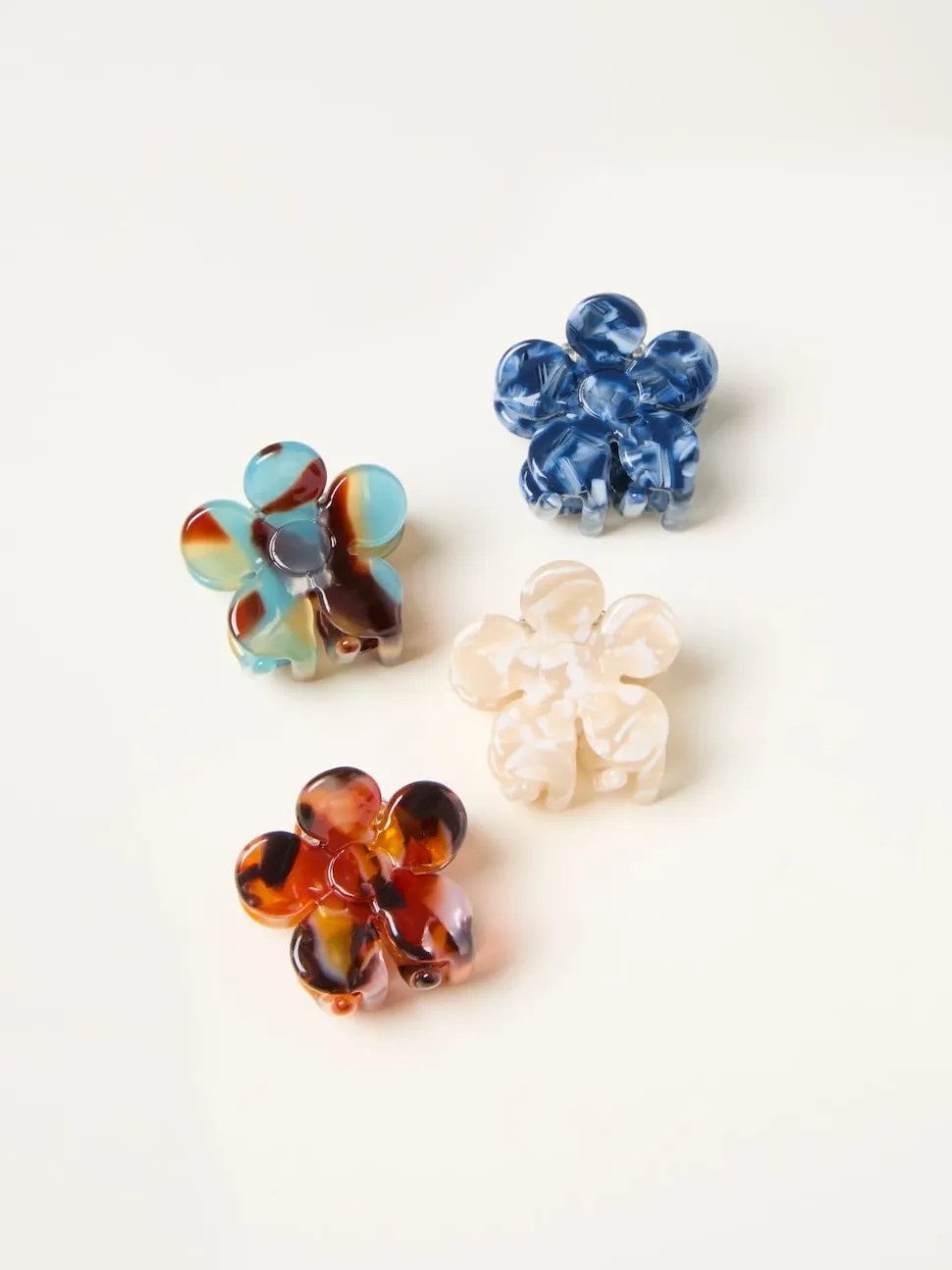 Lot de 4 mini pinces à fleurs FatFace