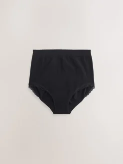 Lot de 5 Sous-vêtements Grossesse et postpartum en jersey côtelé de Coton Seraphine
