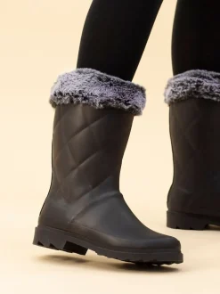Lunar Wellingtons doublées de fausse fourrure Norvège