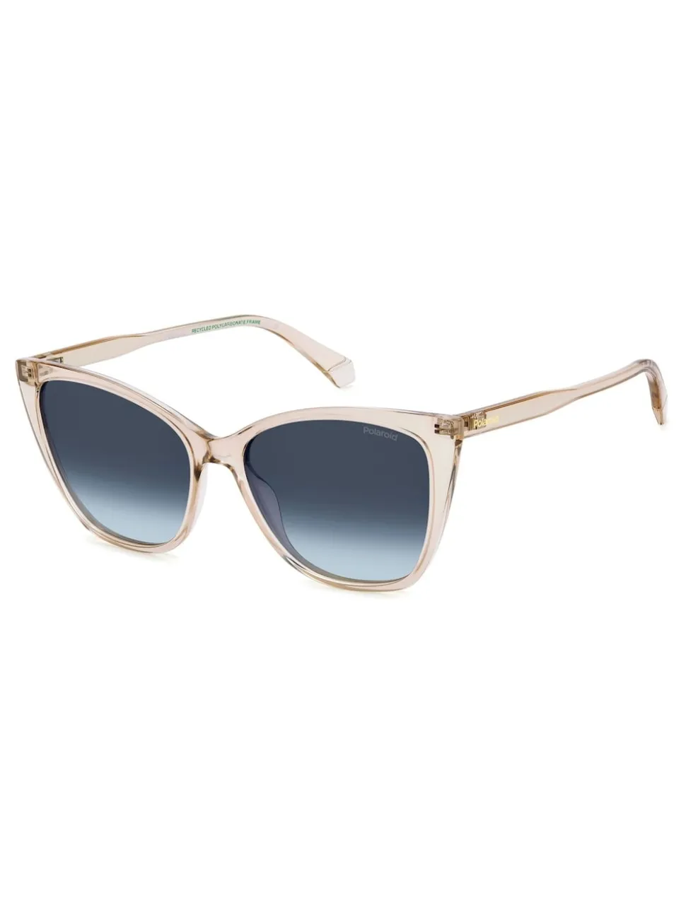 Lunettes de soleil rectangulaires Polaroid Nude