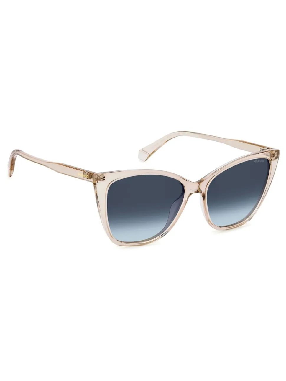Lunettes de soleil rectangulaires Polaroid Nude