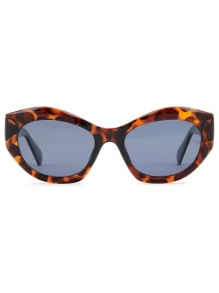 Lunettes de soleil yeux de chat Prive Revaux, couleur havane