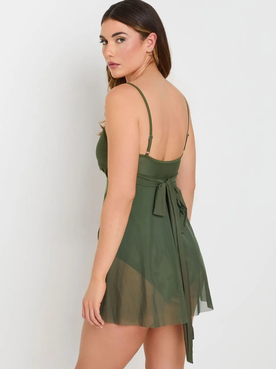 Maillot de bain Long Tall Sally à jupe en maille