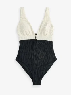 Maillot de bain Mint Velvet Hardwear Plunge Control