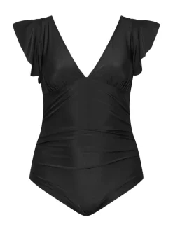 Maillot de bain Yours Curve à manches volantées