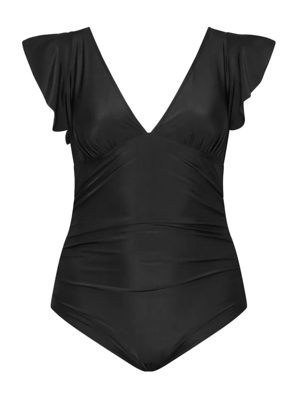 Maillot de bain Yours Curve à manches volantées