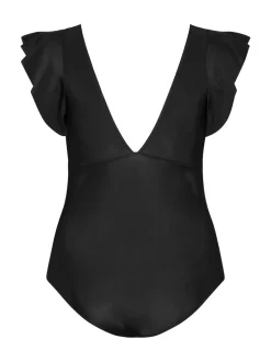 Maillot de bain Yours Curve à manches volantées