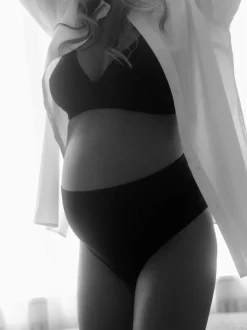 Mamalicious Lot de 2 caleçons de grossesse taille haute