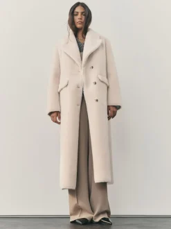 Manteau maxi en faux shearling Nodinary