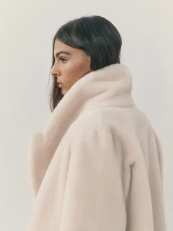 Manteau maxi en faux shearling Nodinary