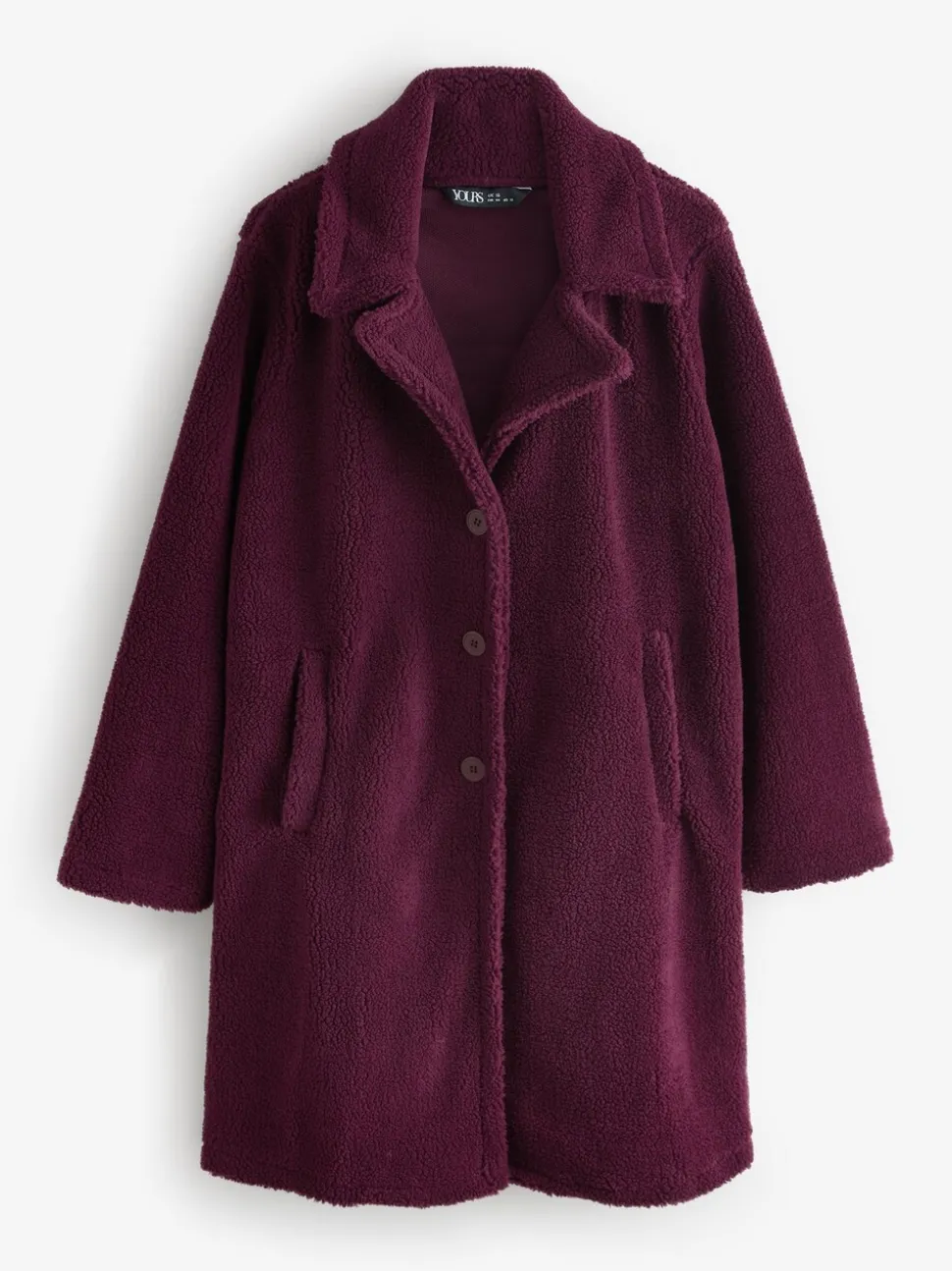 Manteau Yours Curve en fausse fourrure