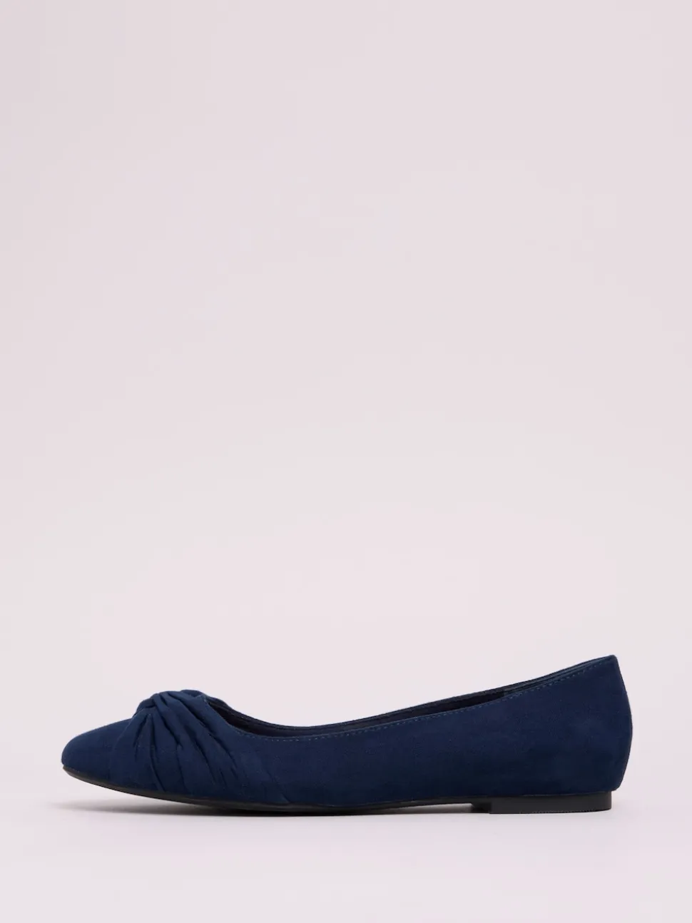 marine - Ballerines plates Friends Like These Twist Detail à bout rond
