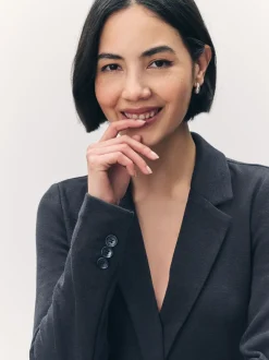 marine - Blazer ajusté Vero Moda
