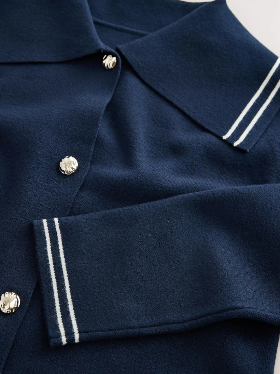 marine - Cardigan à col marin