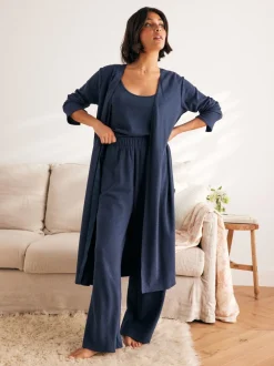 marine - Cardigan Laura Ashley Longline Lounge