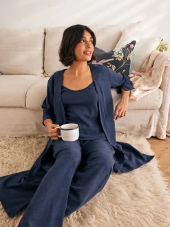 marine - Cardigan Laura Ashley Longline Lounge
