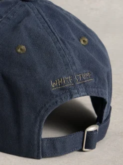 marine - Casquette de baseball White Stuff 100% coton