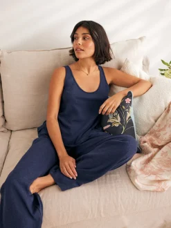 marine - Débardeur Laura Ashley Lounge en maille