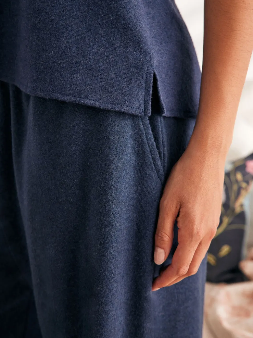 marine - Débardeur Laura Ashley Lounge en maille