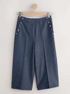 marine - Jupes-culottes aspect Denim