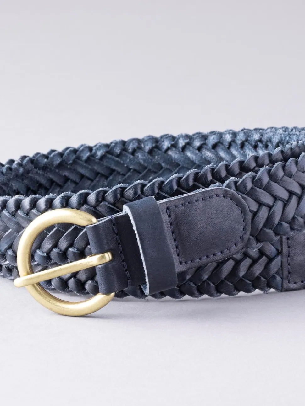 marine - Lakeland Leather Waverton Woven Ceintures