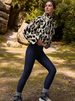 marine - Legging d’extérieur doublé en polaire à poignée chaude