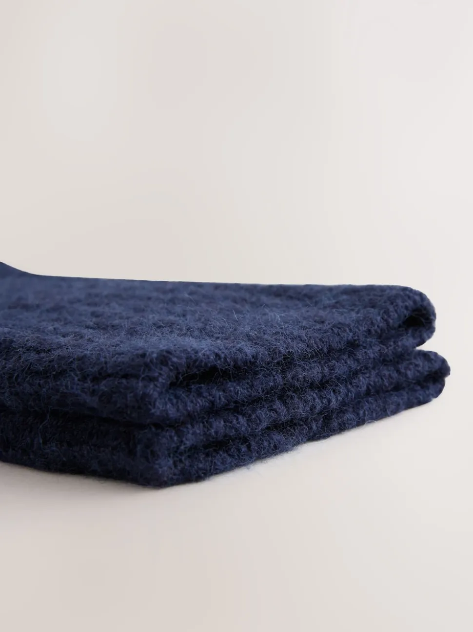 marine - Lot de 1 gants chauffe-mains côtelés