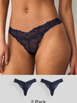 marine - Lot de culottes en dentelle Ultimate Comfort 2