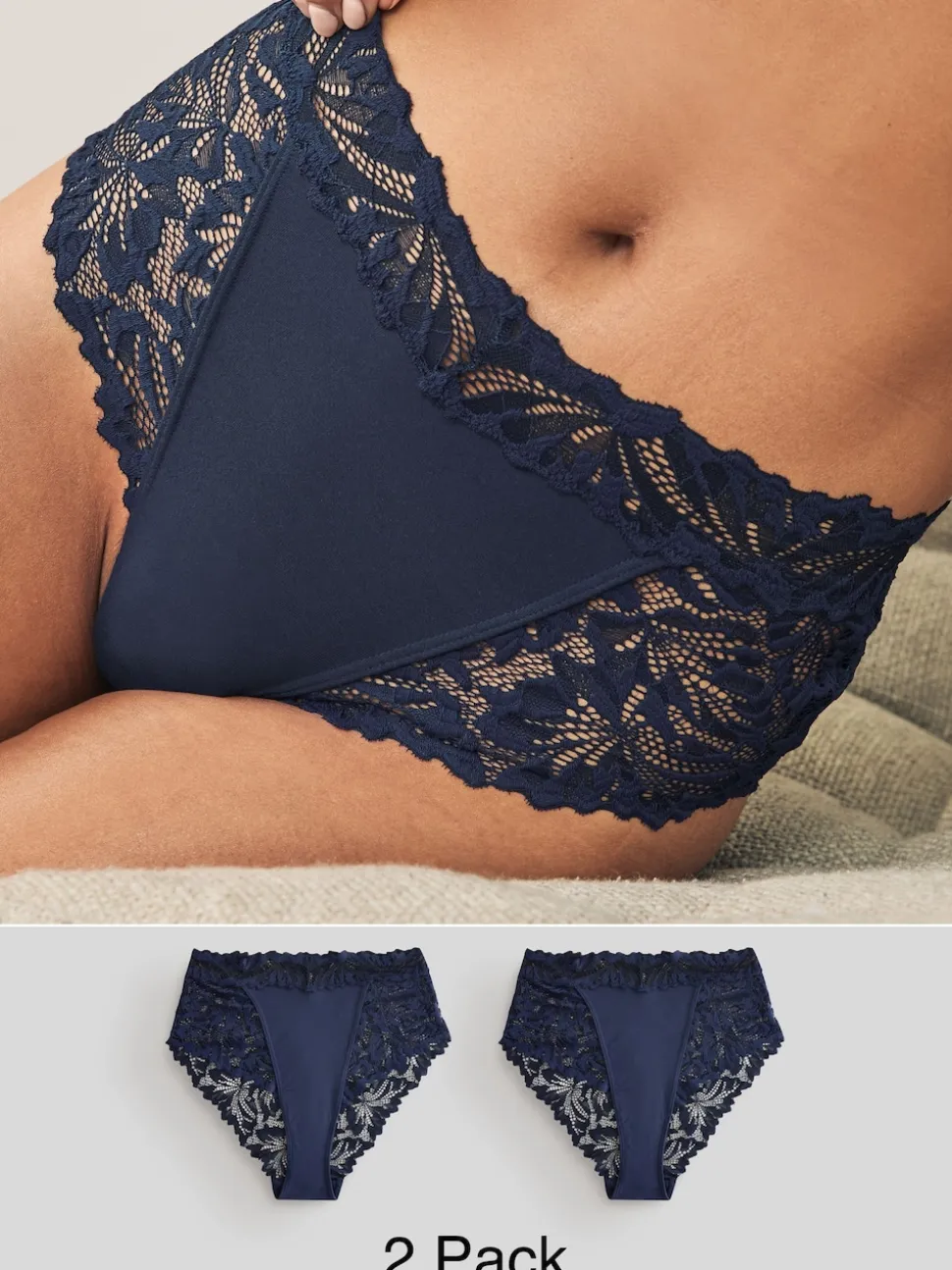 marine - Lot de culottes en dentelle Ultimate Comfort 2