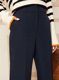 marine - Love & Roses Pantalons amples