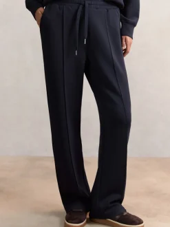 marine - Pantalon de jogging large en interlock haut de gamme Reiss Jemma