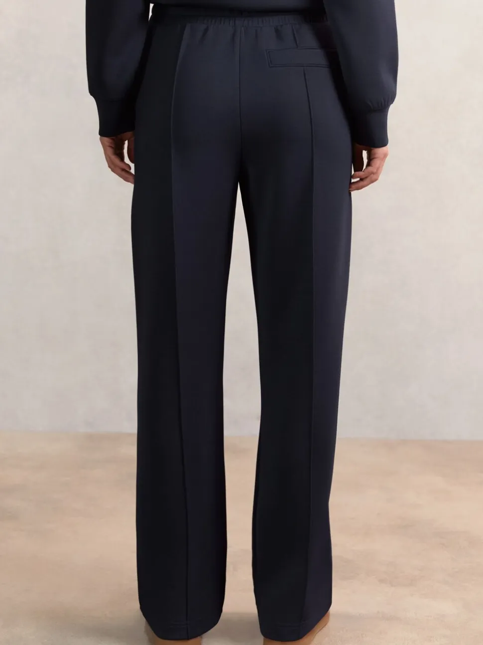 marine - Pantalon de jogging large en interlock haut de gamme Reiss Jemma