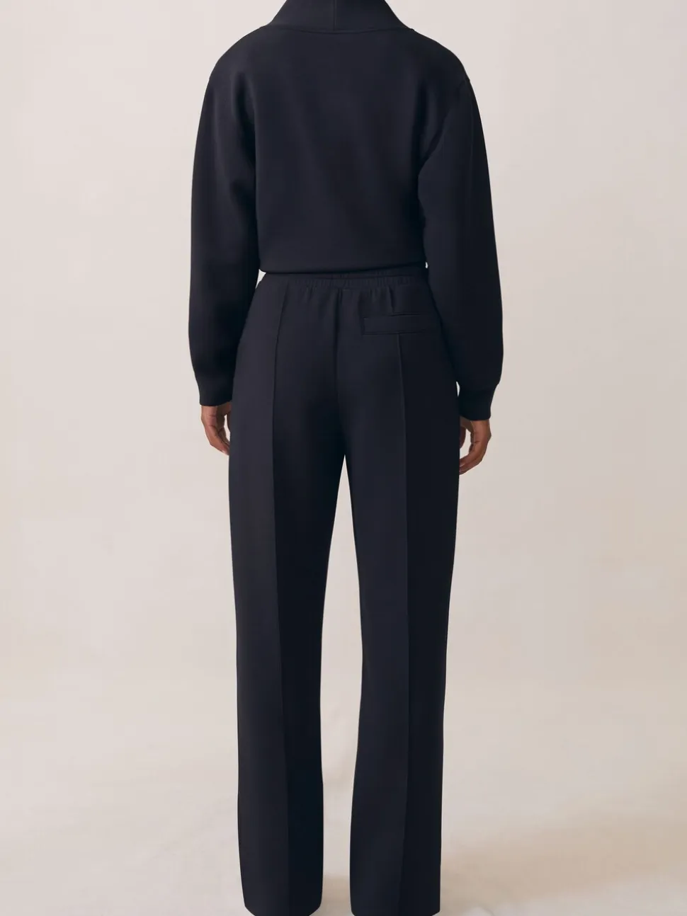 marine - Pantalon de jogging large en interlock haut de gamme Reiss Jemma