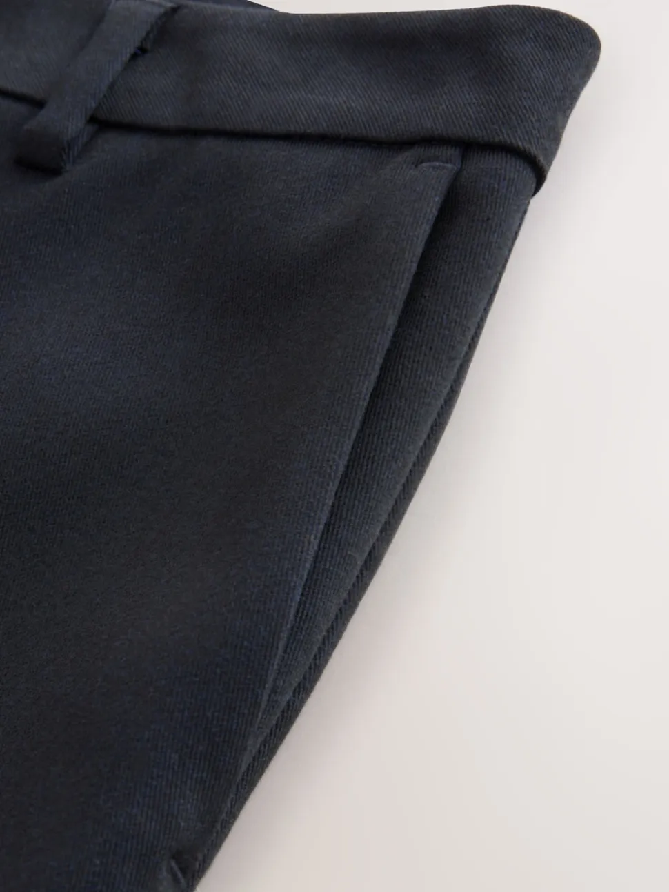 marine - Pantalon slim ajusté
