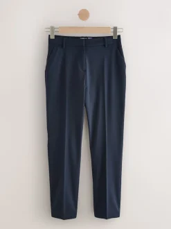 marine - Pantalons habillés ajustés Hourglass en laine