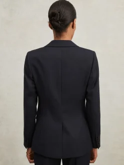 marine - Reiss Costume de boutonnage simple en laine Haisley Blazer