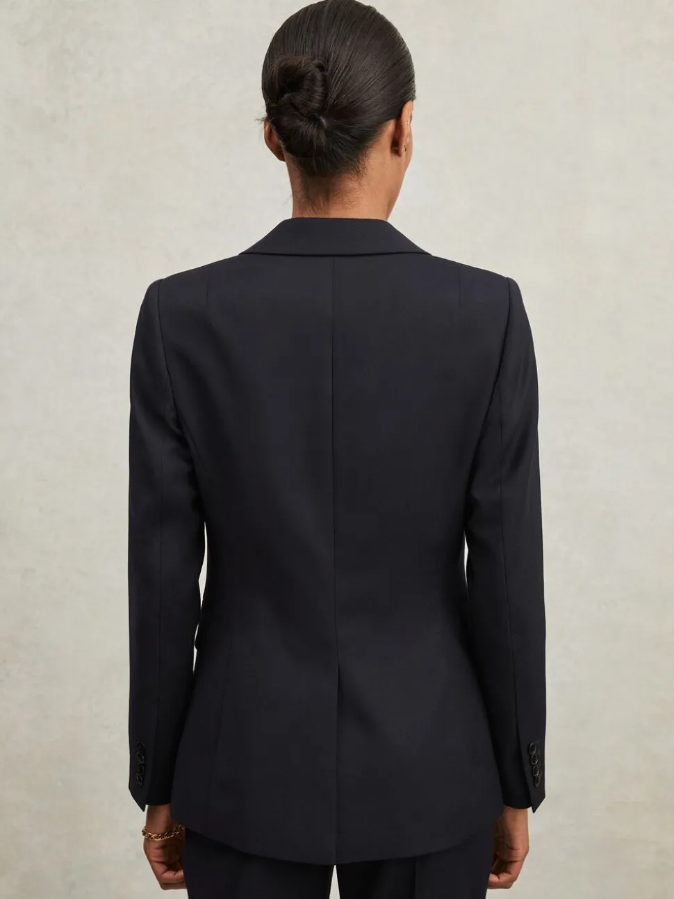 marine - Reiss Costume de boutonnage simple en laine Haisley Blazer