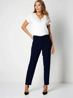 marine - Roman Originals Coupe droite Pantalons de travail