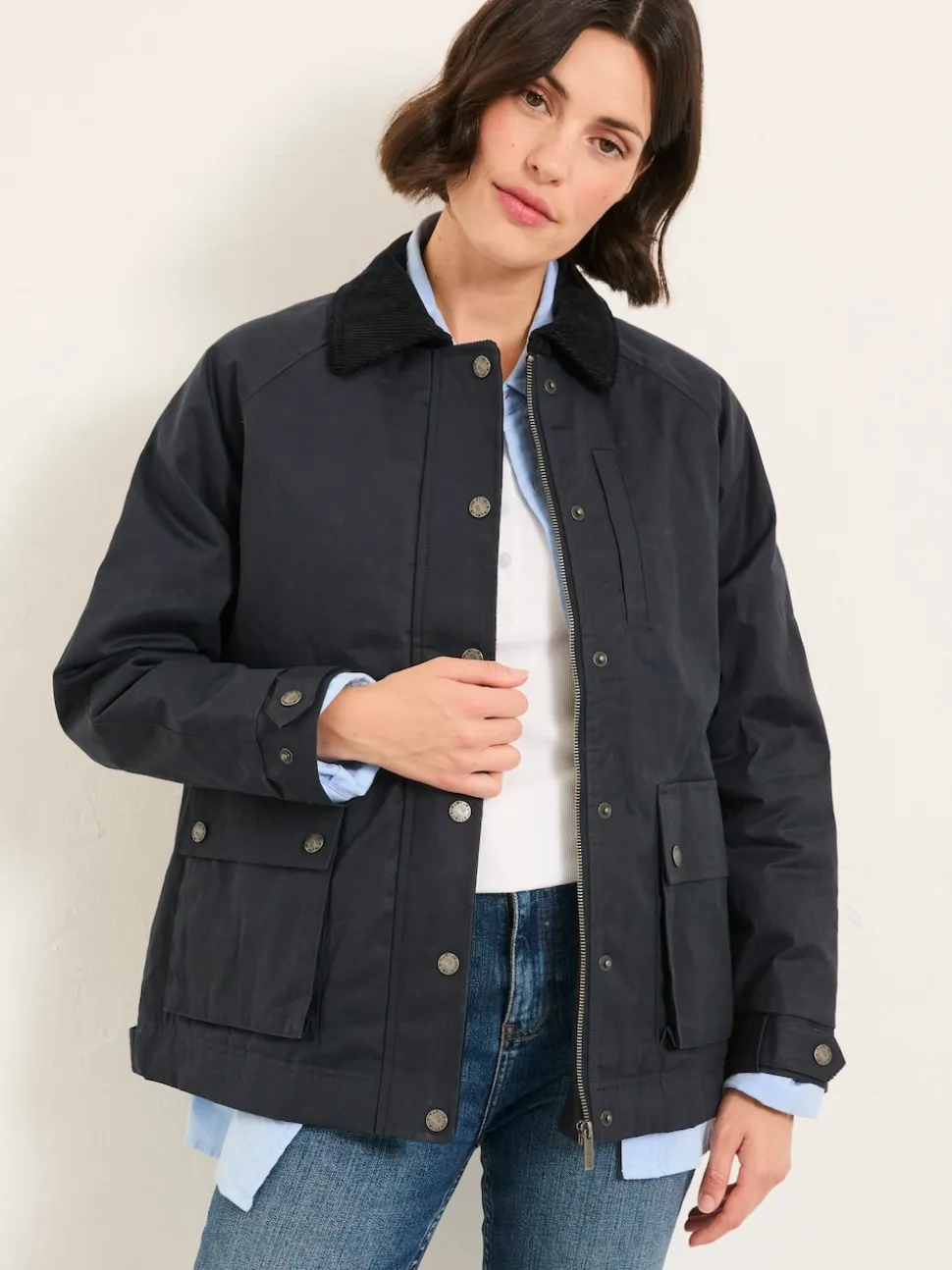 marine - Veste FatFace Heritage