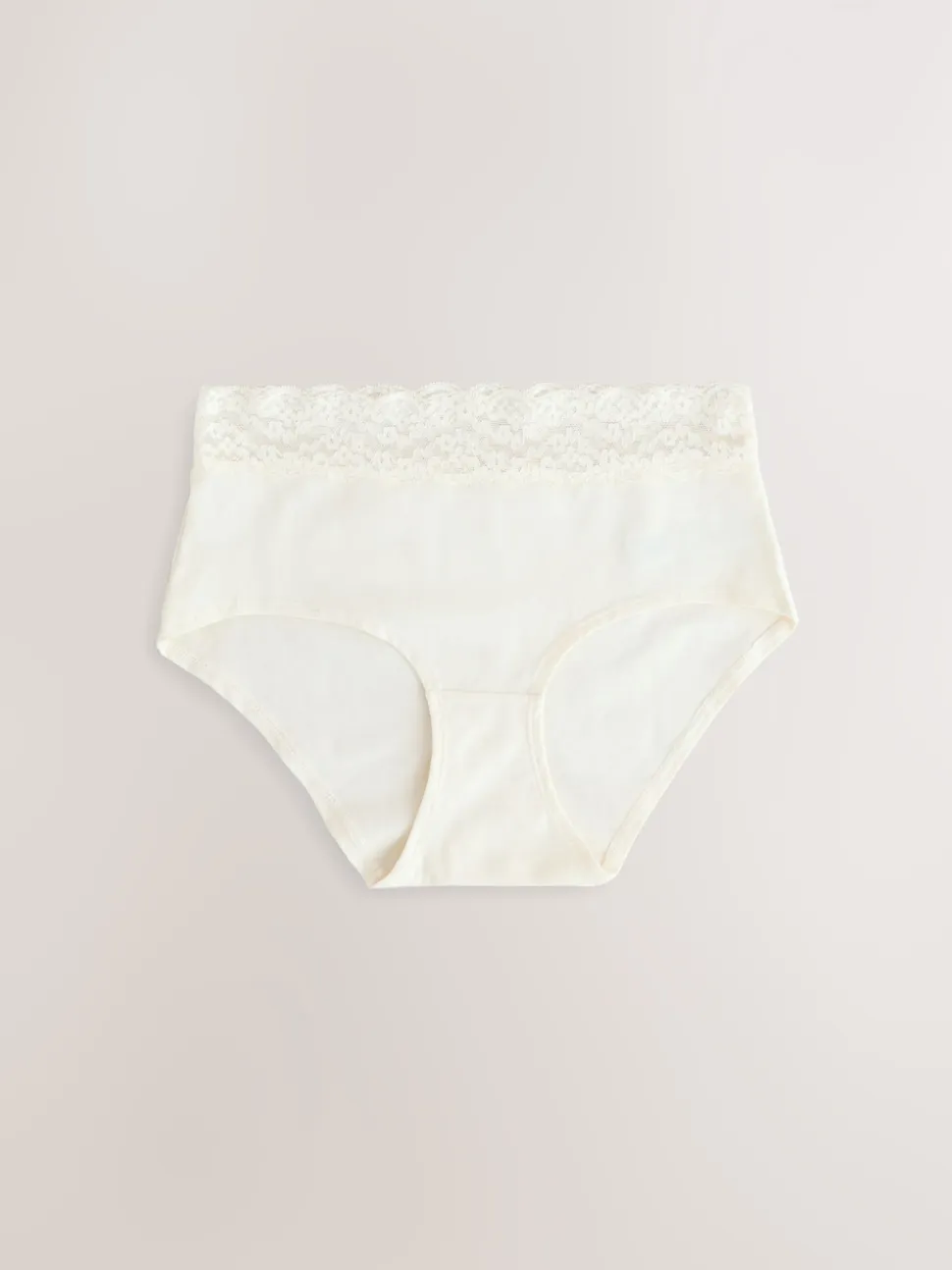 Marine Paisley - Lot de 4 culottes en coton et dentelle