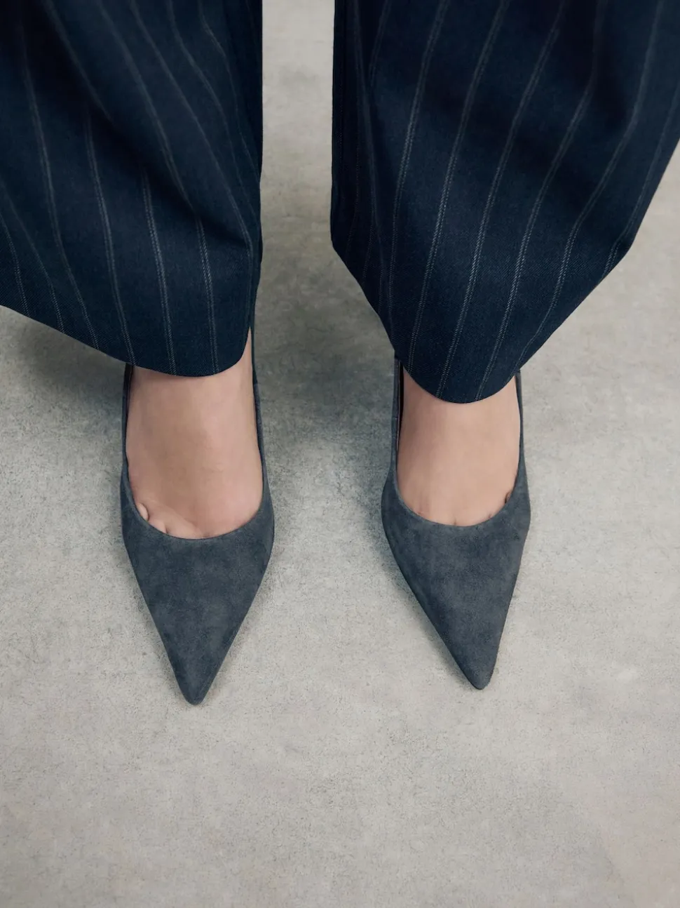 Marine Suede - Chaussures de milieu de terrain en cuir