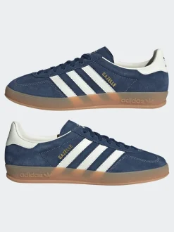 Marine/Blanc - Baskets adidas Originals Gazelle