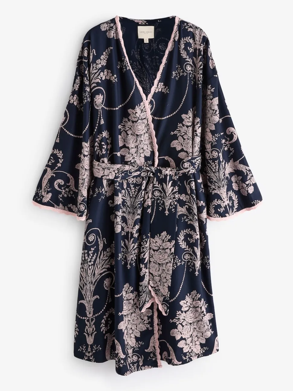 Marine/Rose - Peignoir Laura Ashley Josette