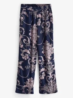 Marine/Rose - Pyjama Laura Ashley Josette boutonné