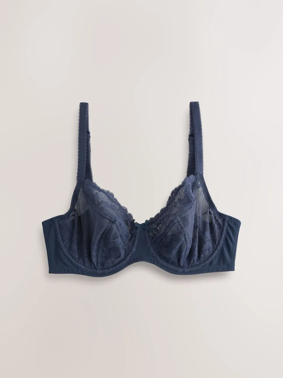 Marine/Rouille - Soutien-gorge en dentelle DD+ 2 Pack
